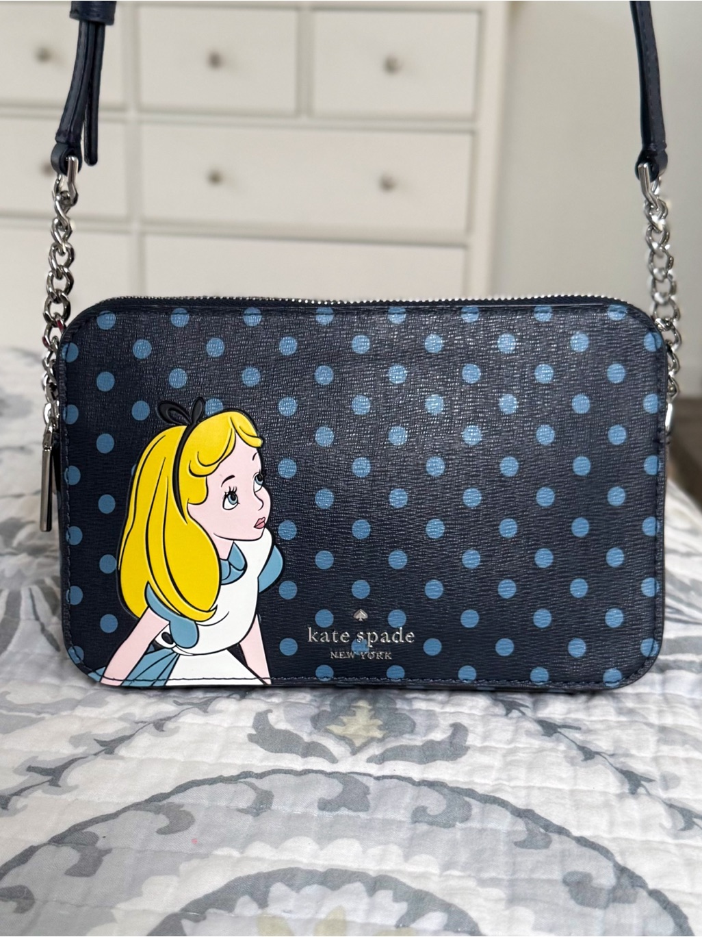 Rare Kate Spade Disney Alice In Wonderland Crossbody Bag